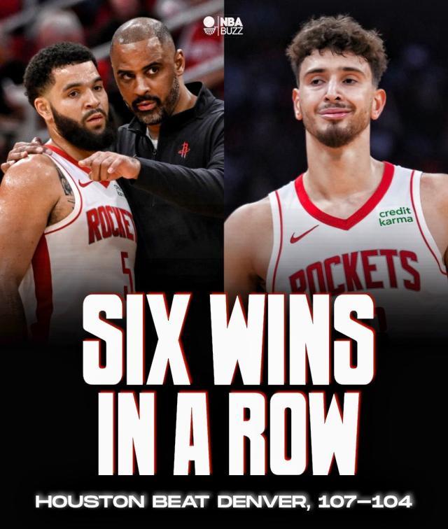 bwin-垂直升空！火箭力克卫冕冠军 豪取六连胜升至第四